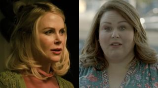Nicole Kidman and Chrissy Metz in a side-by-side photo.