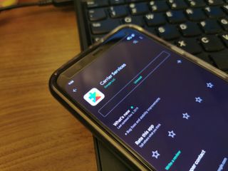 Carrier Services app on the Play Store