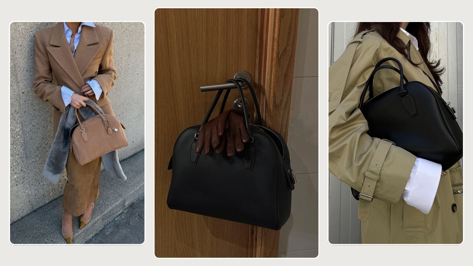 Elsa Hosk and Annabel Rosendahl carry The Row India bag