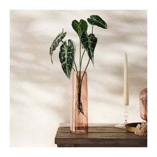 faux plant stem in vase