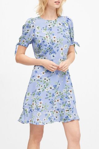 kate middleton blue floral dress