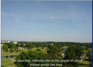The weird blob on the weather radar stumped meteorologists partly because the skies for a few hundred miles were relatively clear in Huntsville, Ala.