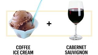Coffee Ice Cream + Cabernet Sauvignon