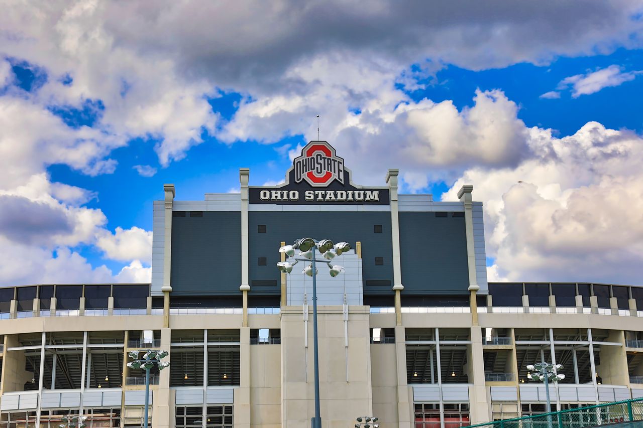 Ohio State University stadium.