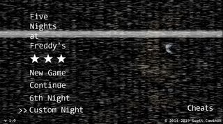 Five Nights At Freddys Custom Night