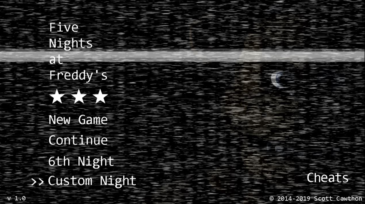 Пользовательский вечер Five Nights At Freddys