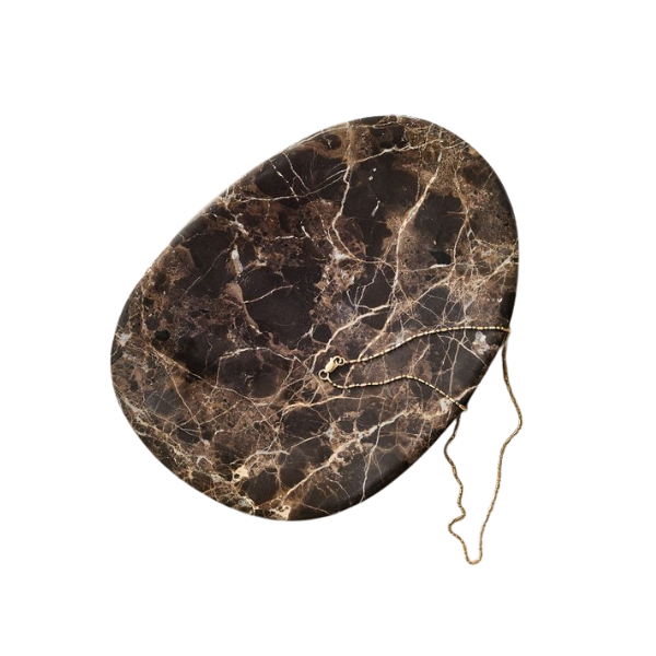 Asymmetrical Marble Trays