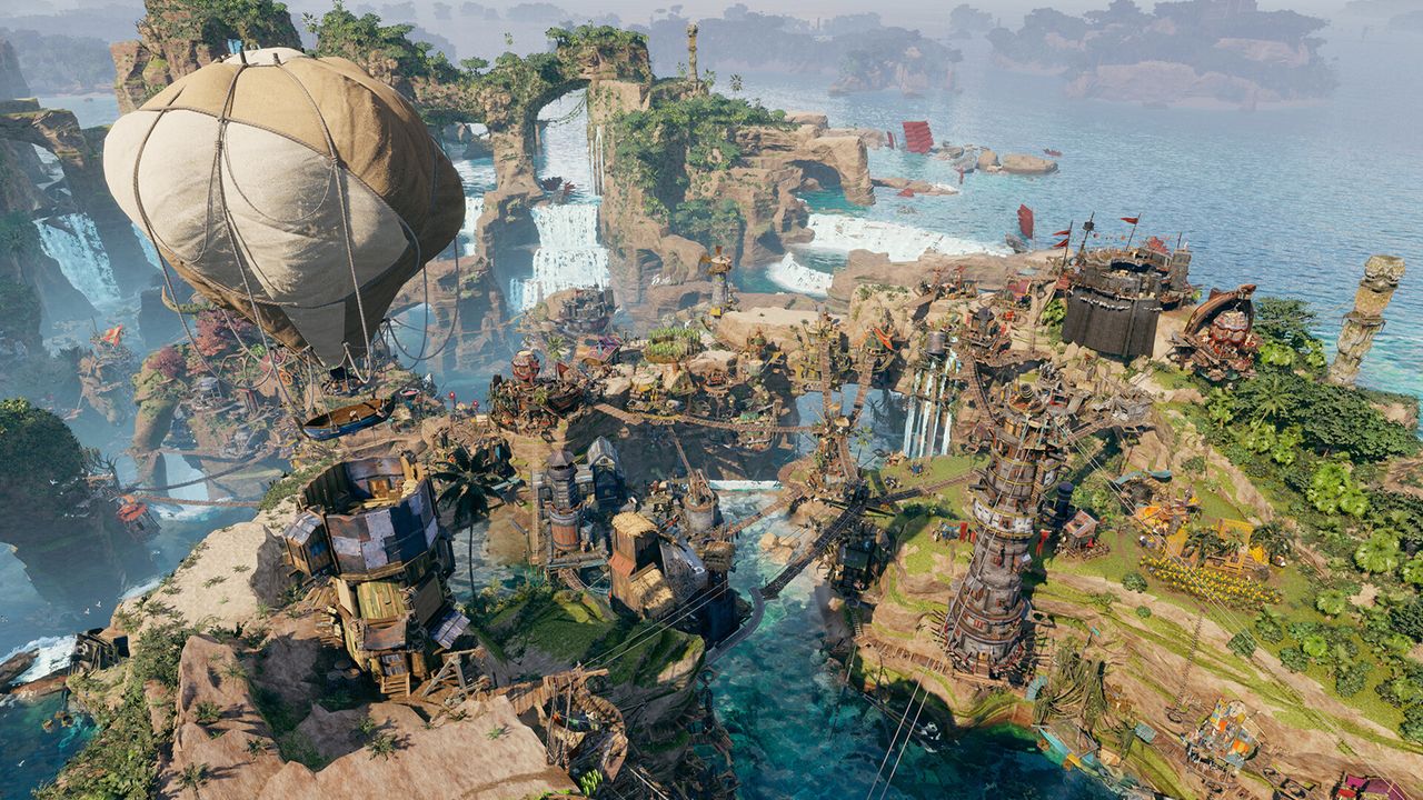 A pirate city builder