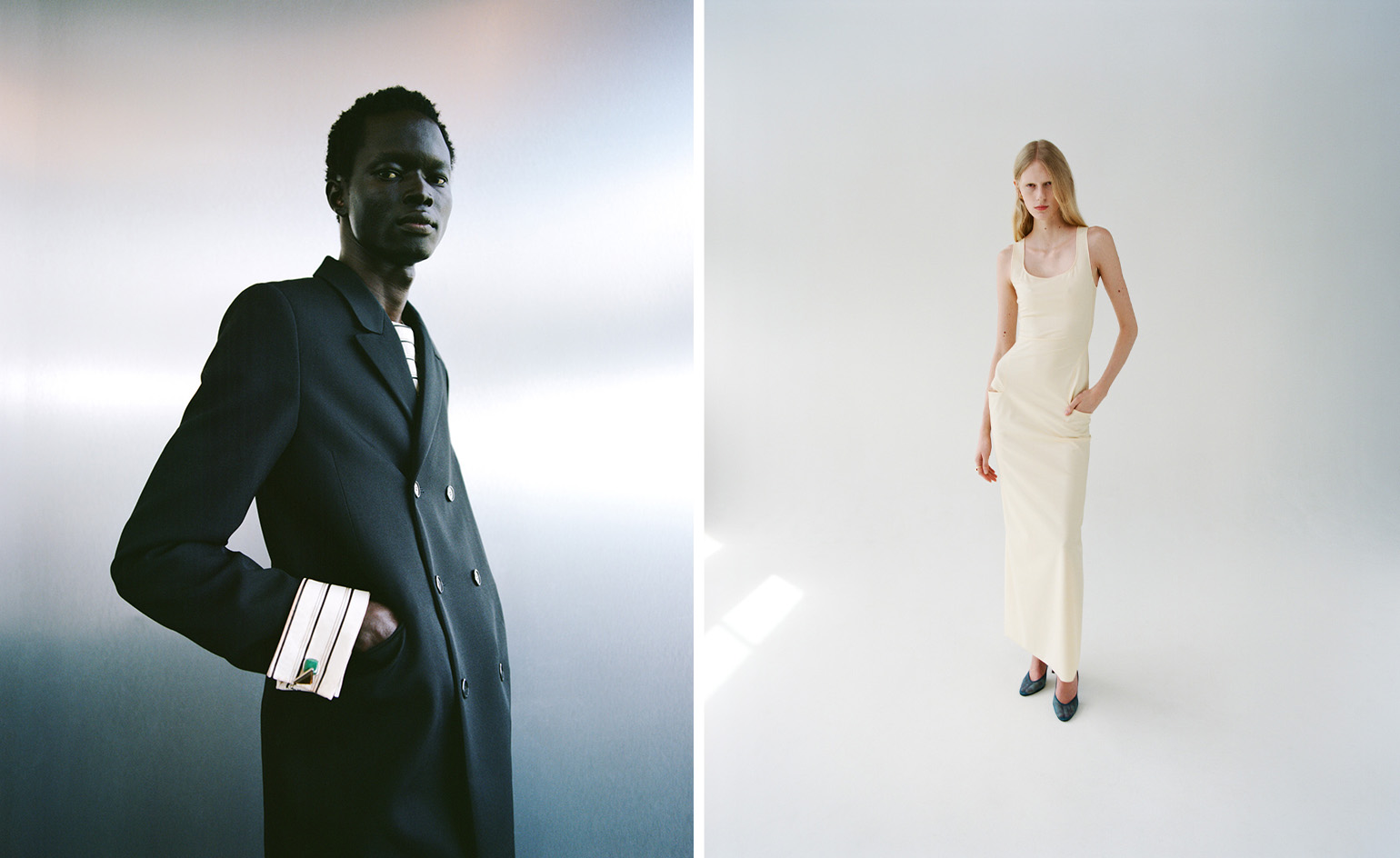 A/W26 trends and standout fashion pieces photographed on male and female model