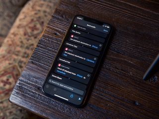 Modifying shortcuts in dark mode