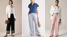 linen trousers