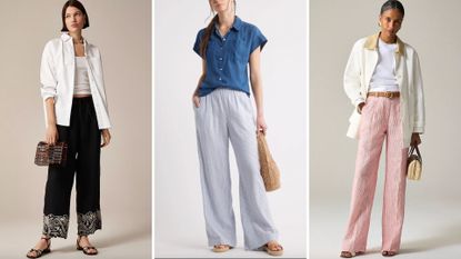 linen trousers