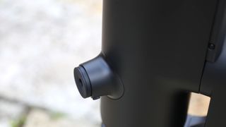 Close up of the a Unistellar Odyssey Pro telescope eyepiece