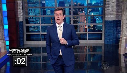 Stephen Colbert recaps the Trump-Ryan summit