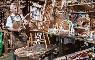 Jim Steele, Windsor chair maker ©Richard Cannon/Country Life Picture Library