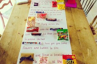 Make a confectionery story poster