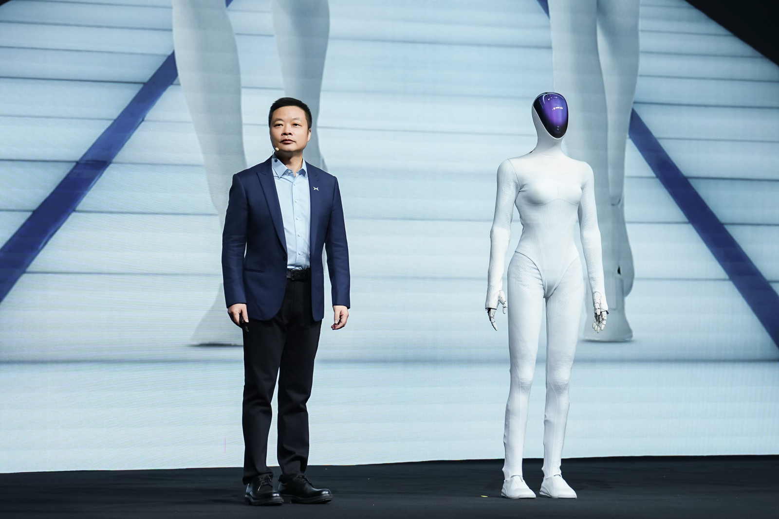 Xpeng Iron robot on stage