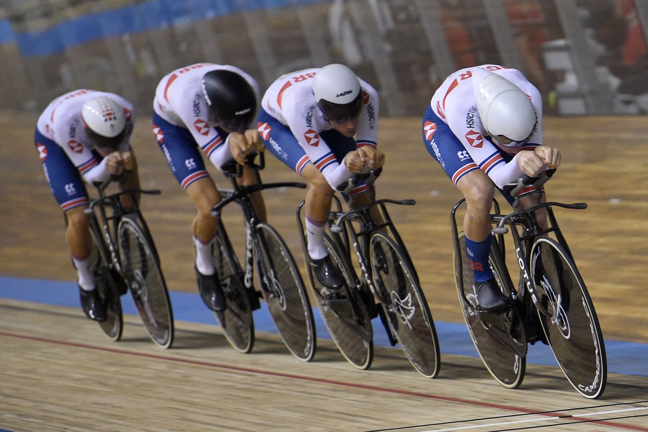 GB men&#039;s team pursuit at track worlds in 2021