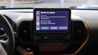 A look at the Target "Drive Up" experience running in Apple CarPlay.