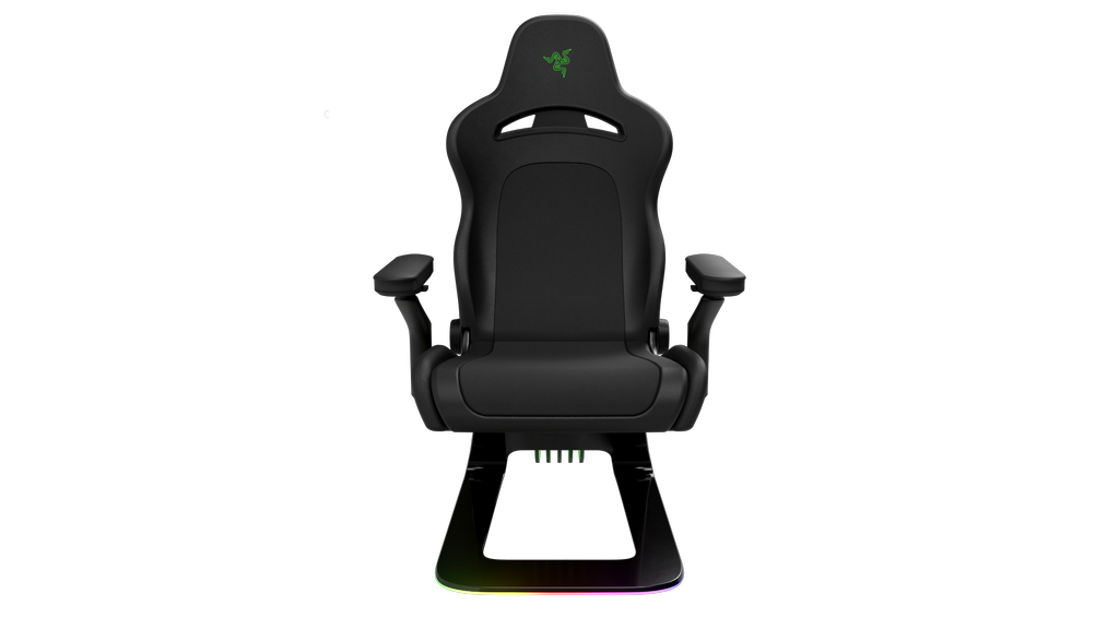 Razer S Gaming Chair Concept Hides A Curved Oled Screen In Its Headrest
