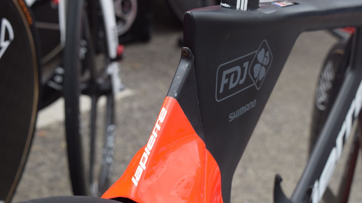 The brake covers improve aerodynamics and have to be removed for setup and maintenance