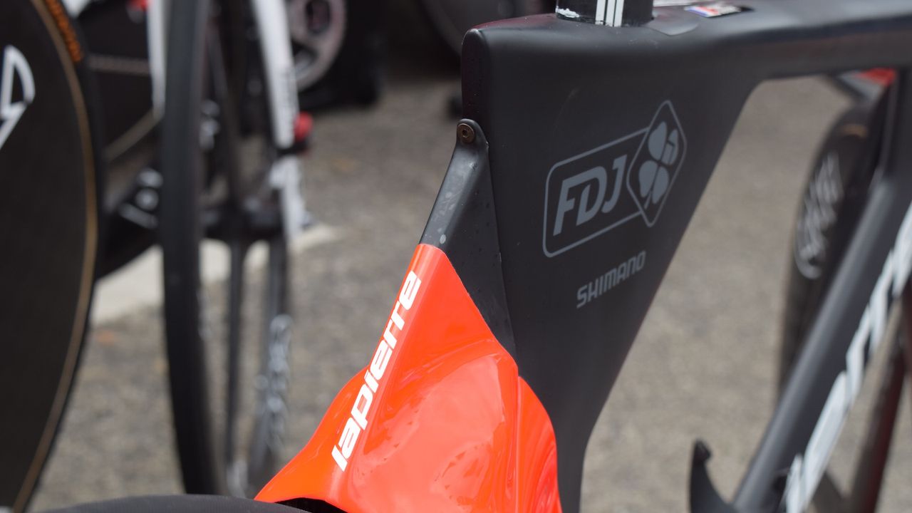 The brake covers improve aerodynamics and have to be removed for setup and maintenance