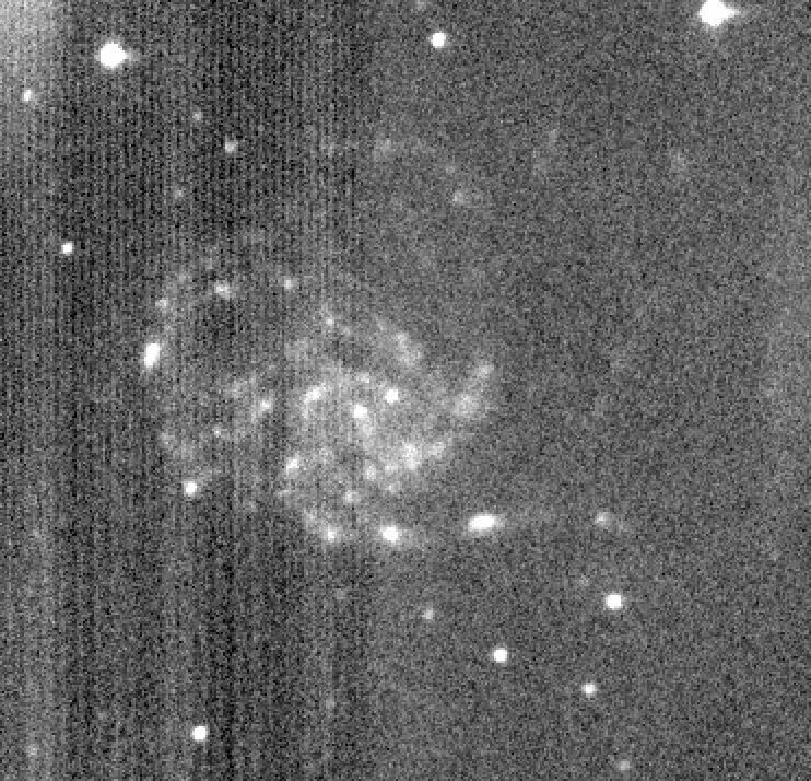  M101 Spiral Seen by Chang&#039;e Moon Lander