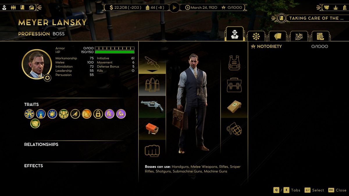 Empire Of Sin Make It Count Screenshot