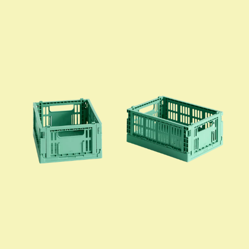 Selfridges, Colour Stackable Mini Plastic Crates Set of Two