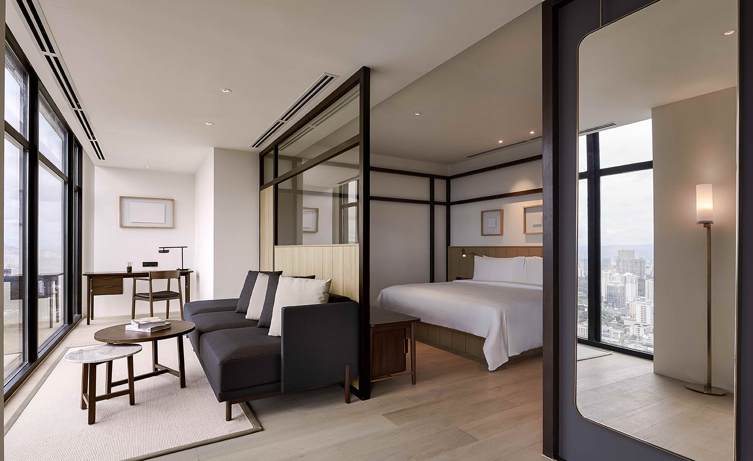 Guestroom at Alila Bangsar hotel, Kuala Lumpur, Malaysia
