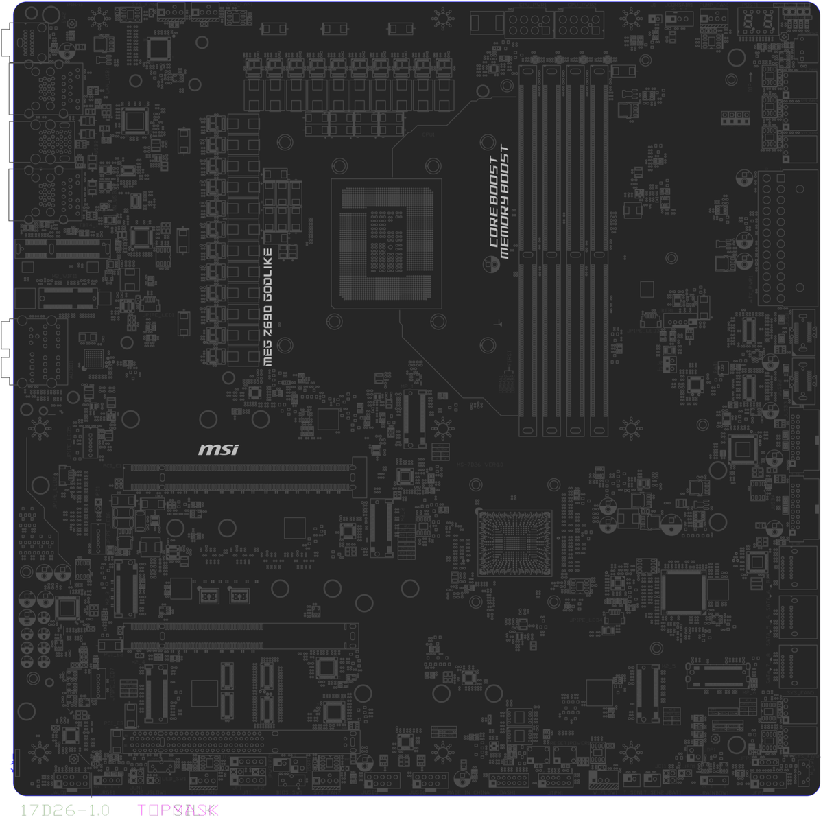 Msi Meg Z690 Godlike Motherboard