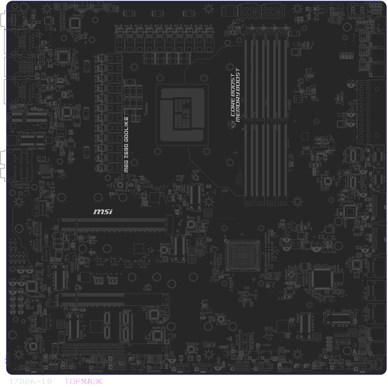 Msi Meg Z690 Godlike Motherboard