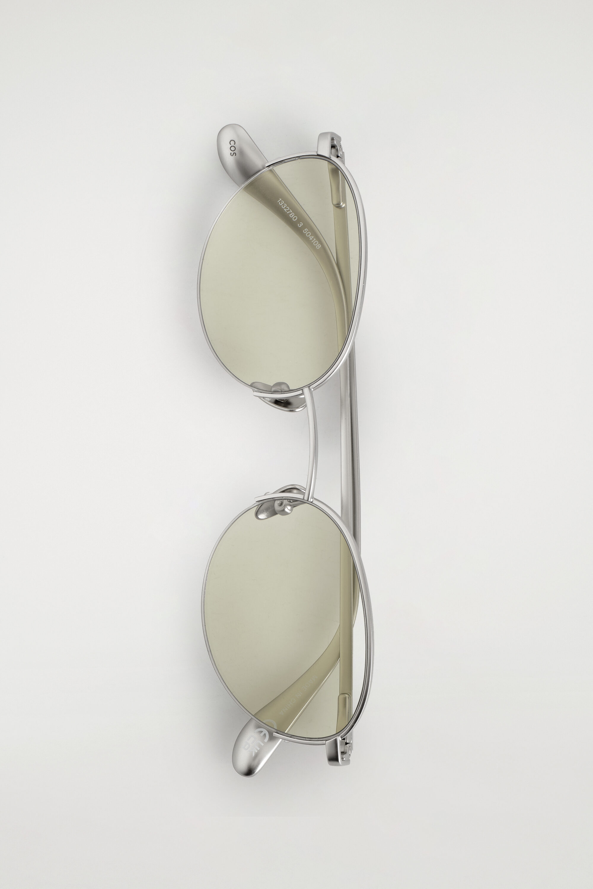 Round Wire-Frame Sunglasses