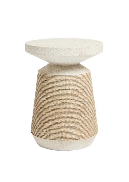 Natural Nautical Rope Side Table