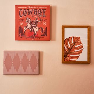 office makeover with wall art