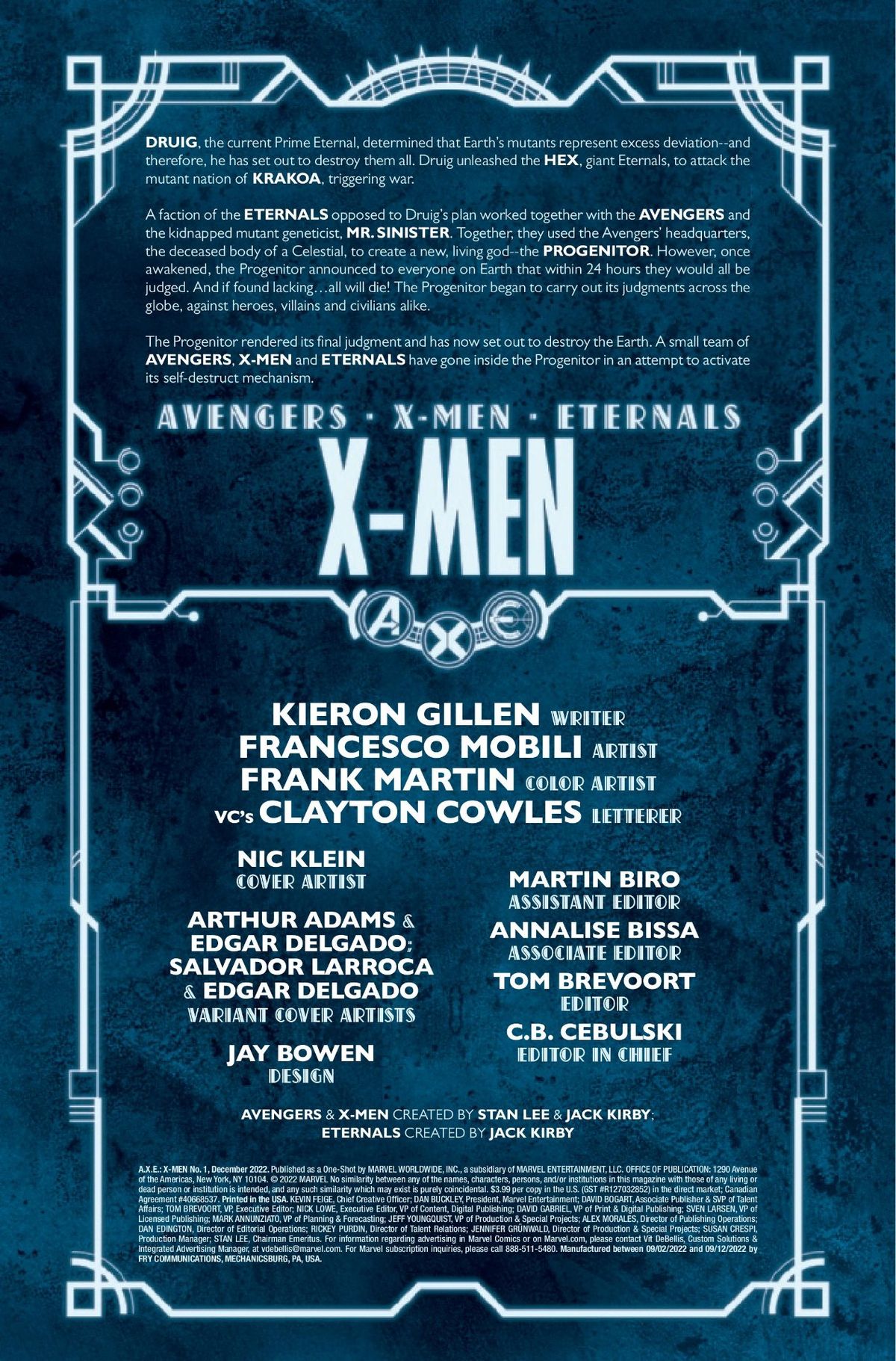 AXE: X-Men #1