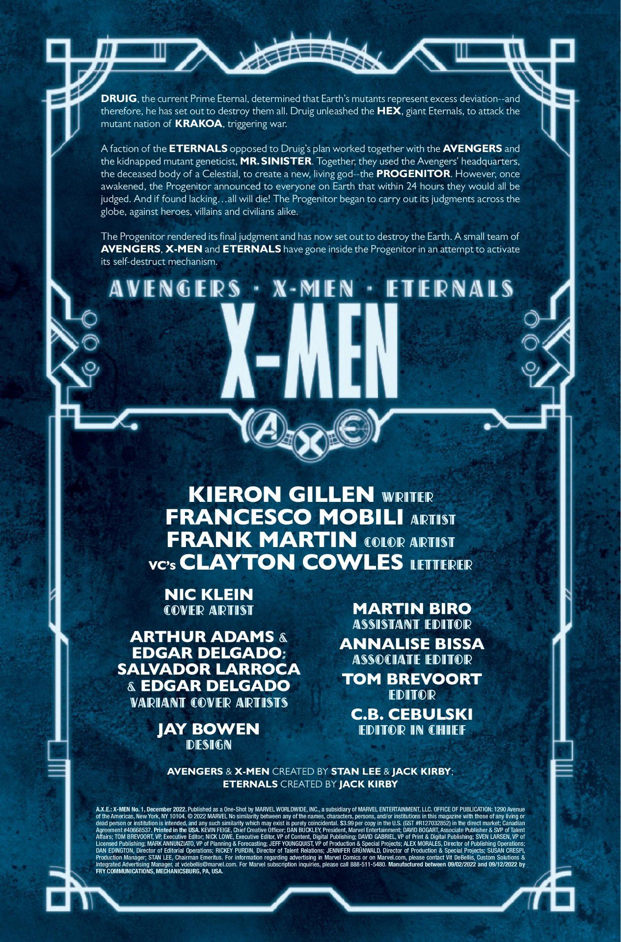 AXE: X-Men #1