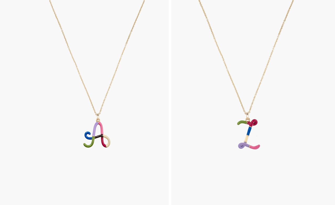 Bea Bongiasca initial necklaces