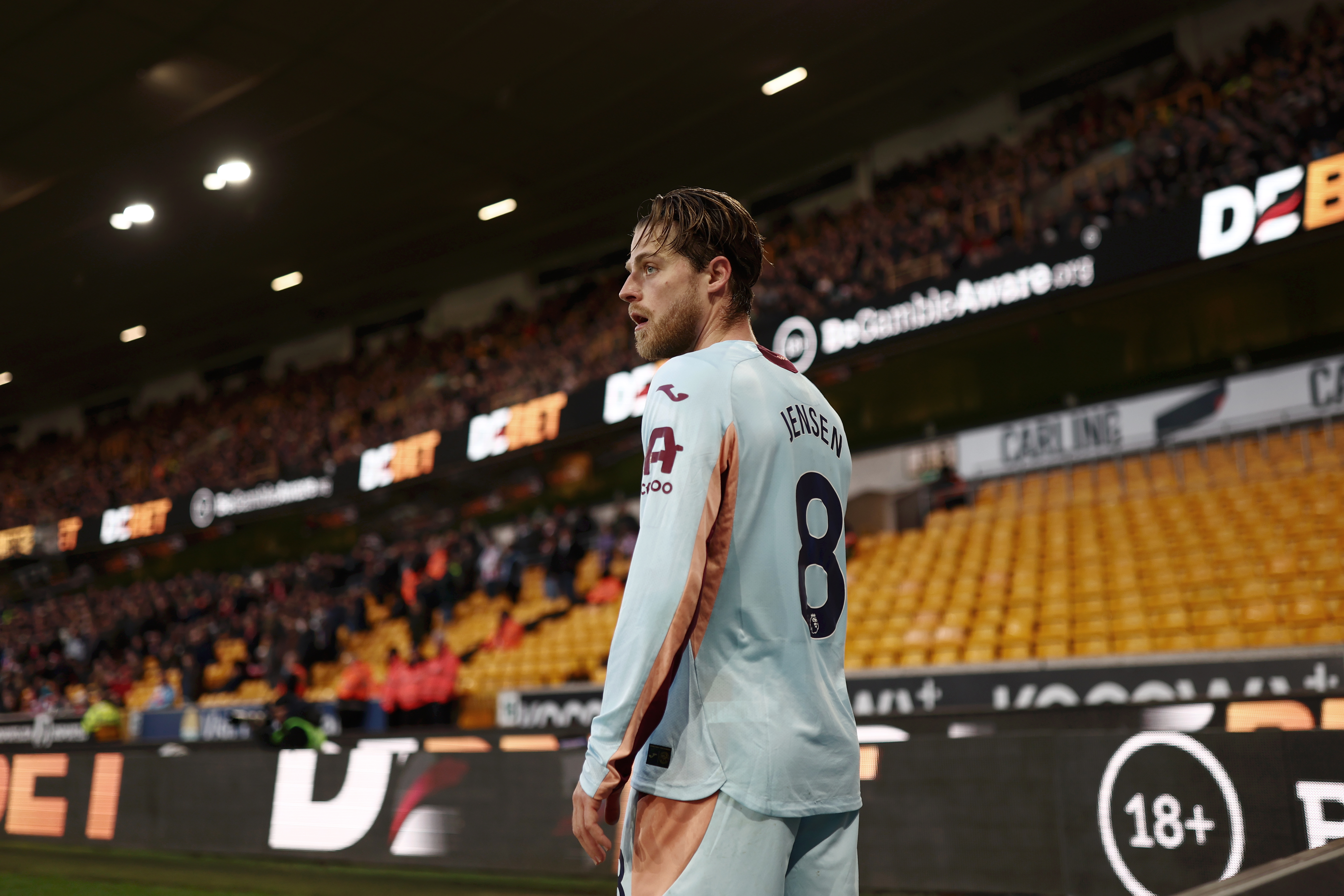 Brentford midfielder Mathias Jensen