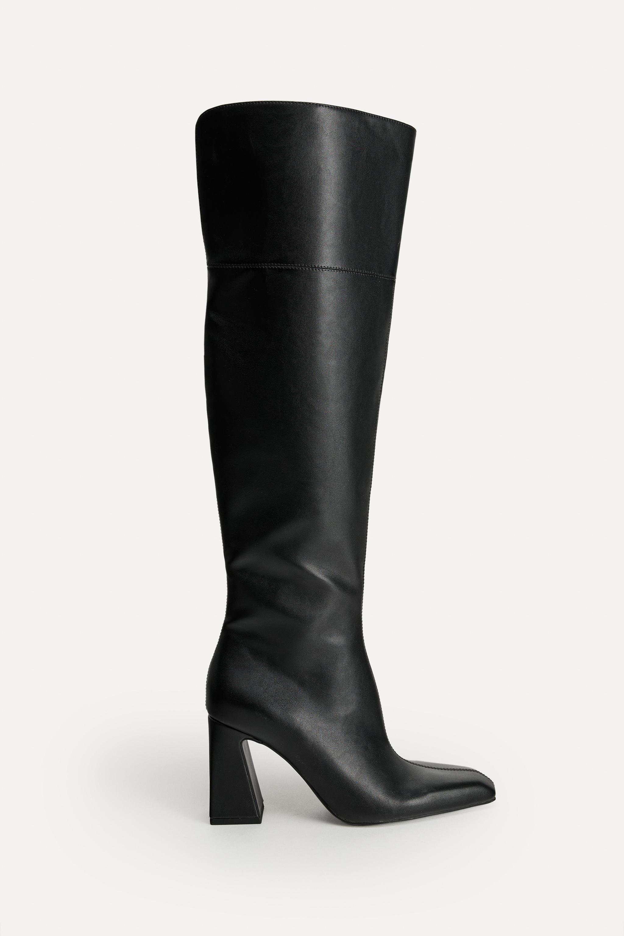 Leather Heeled Xl Boots 50th Anniversary