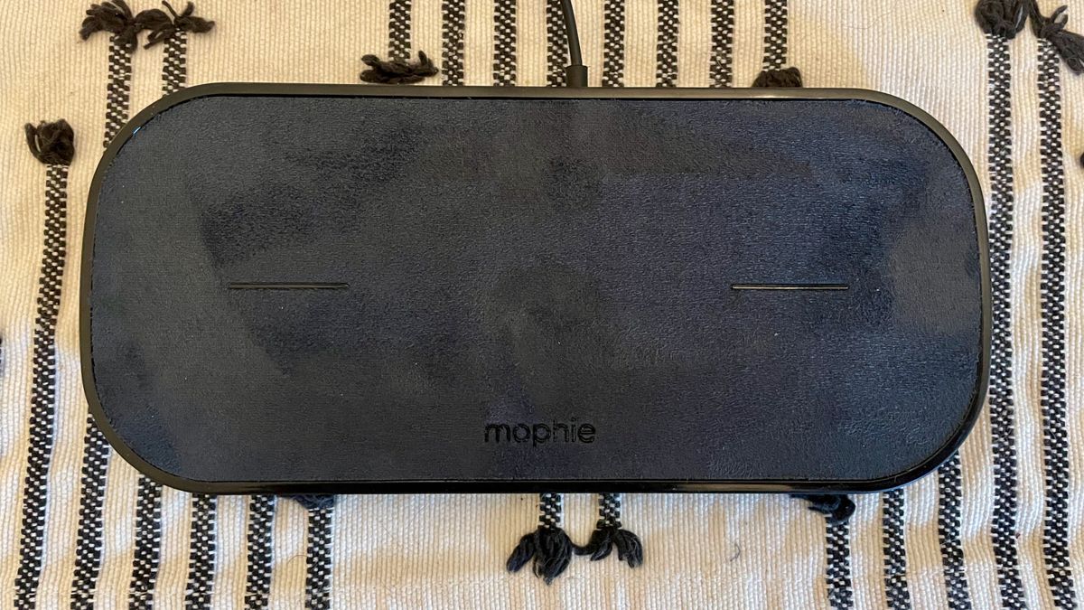 The Mophie Dual Wireless Charging Pad 10W