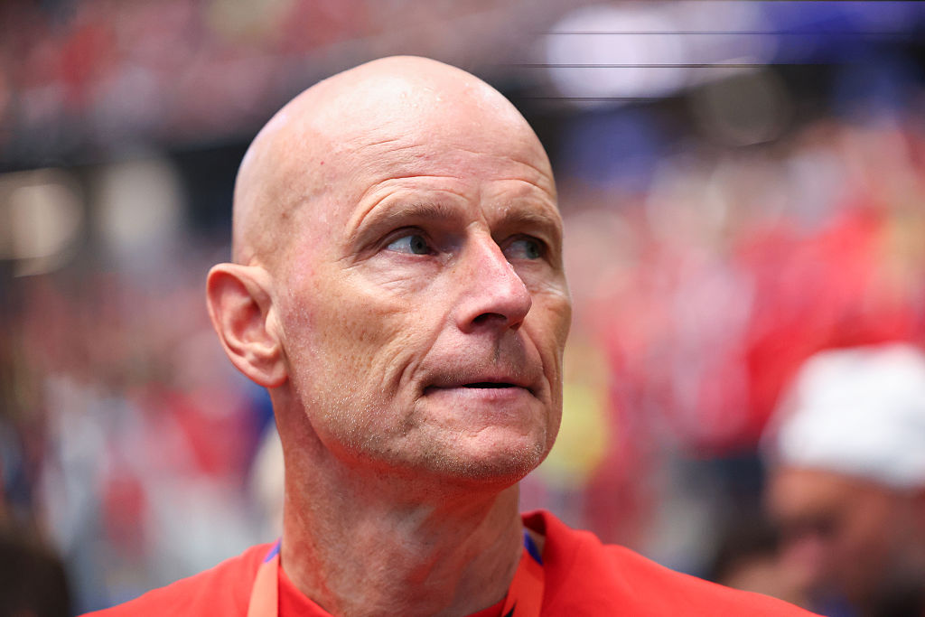 ARLINGTON, TEXAS - JUNE 30: Stale Solbakken Manager / Head Coach of Norway during the FIFA World Cup 2026 Round Of 32 match between Cote D&amp;apos;Ivoire and Norway at Dallas Stadium on June 30, 2026 in Arlington, Texas. (Photo by Robbie Jay Barratt - AMA/Getty Images)