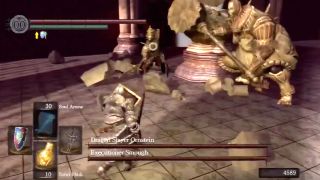 Dark Souls Remastered boss: Dragon Slayer Ornstein and Executioner Smough
