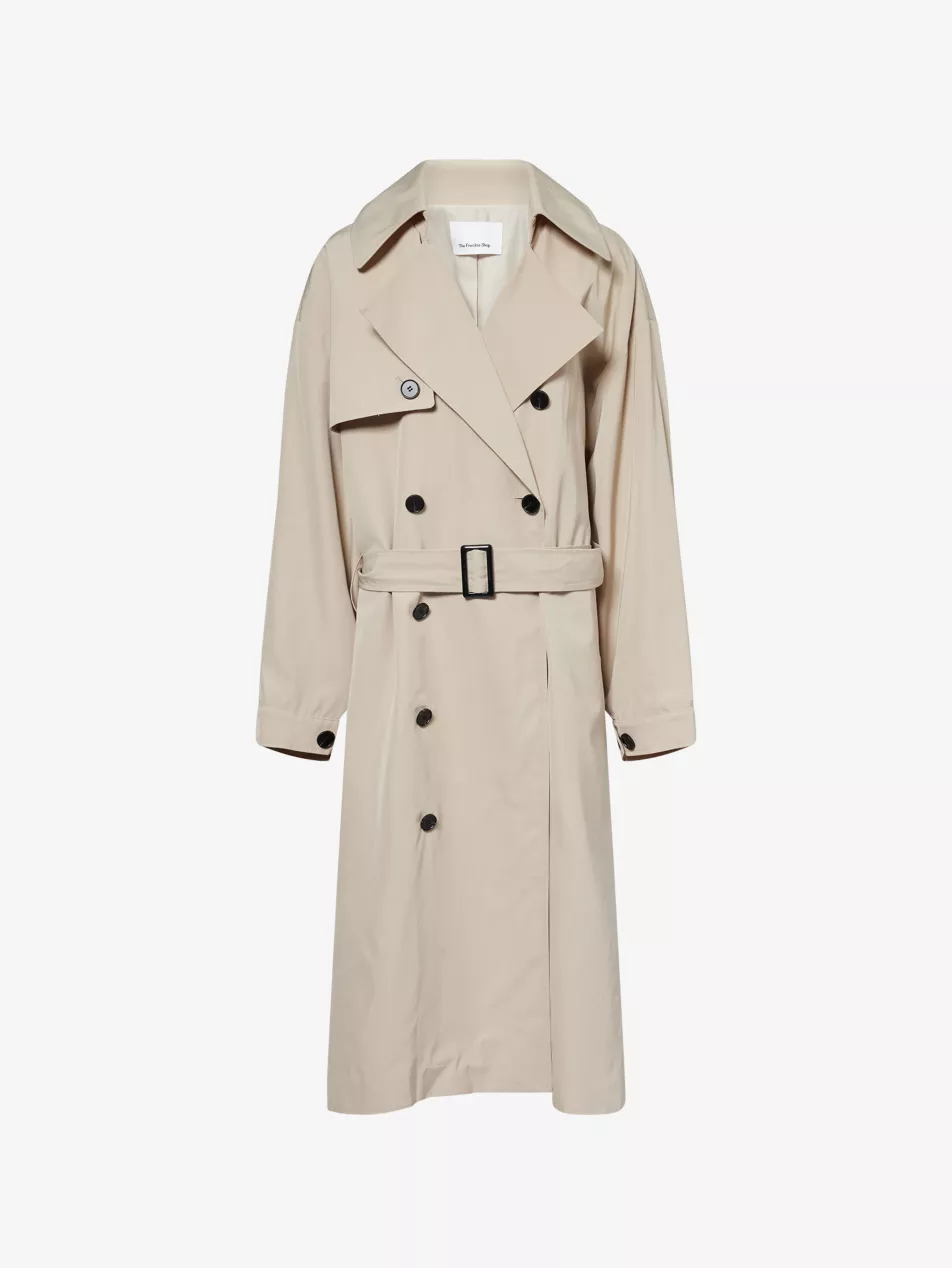 Mavis Oversized Woven Trench