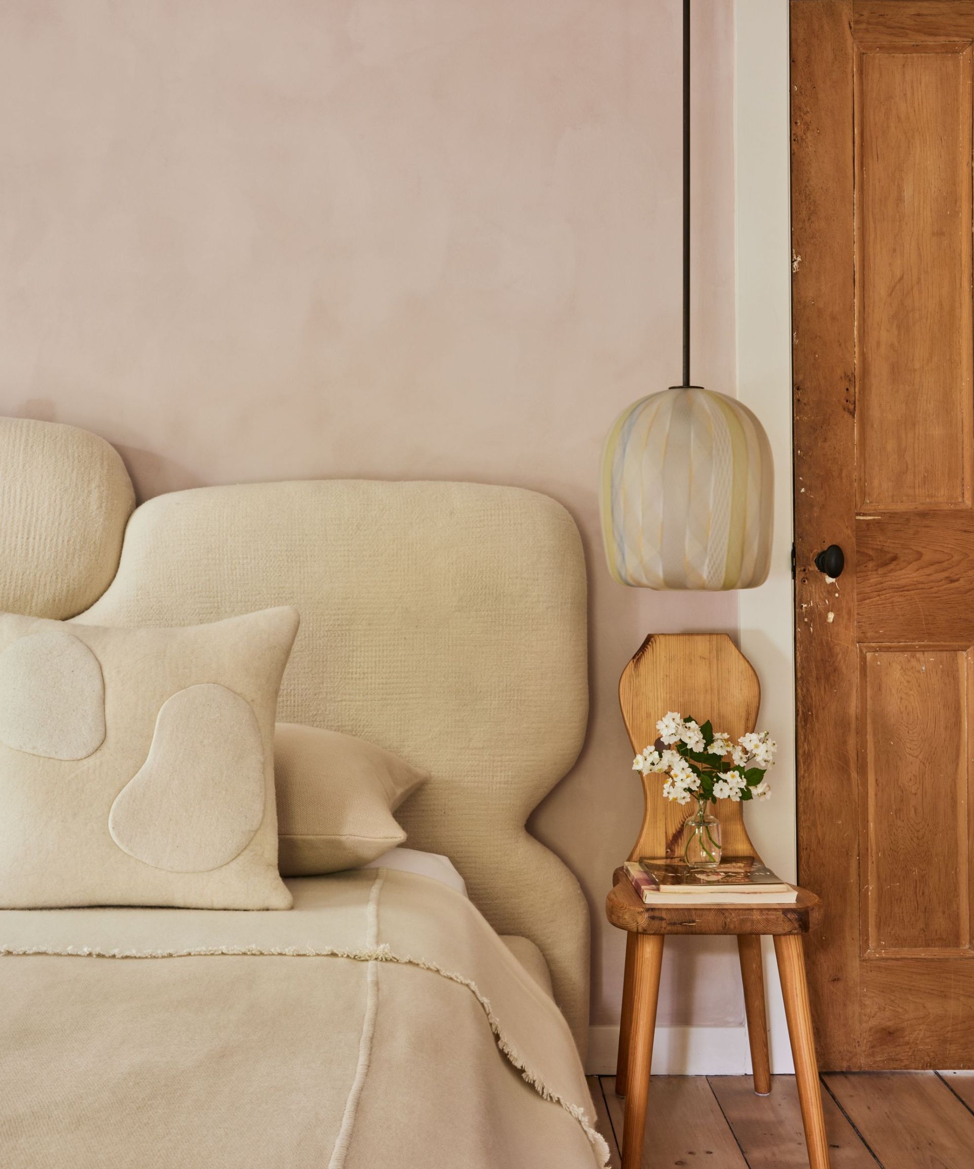 Wooden door and chair