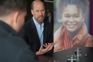 Prince William visits mental health charity