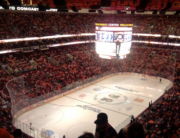 Symetrix SymNet Radius 12X8 Plays Ball at Philly Arena