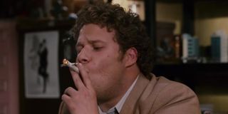 Seth Rogen smoking in Pinneapple Express
