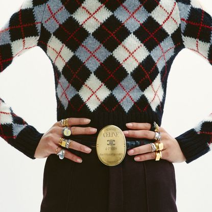 a model in the celine spring 2026 campaign