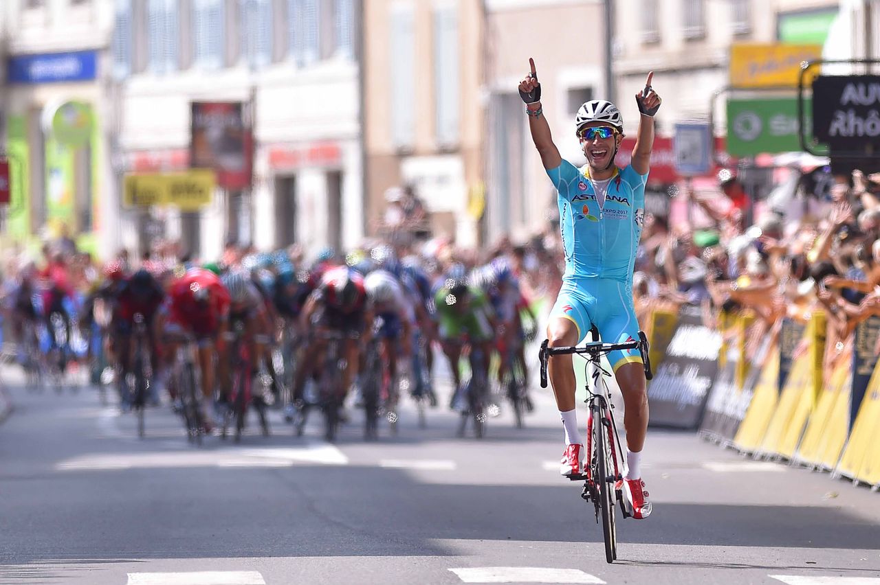 Fabio Aru (Astana) wins stage 3 of the Criterium du Dauphine